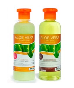 Шампунь + кондиционер для волос Алоэ Вера/ Aloe Vera shampoo + conditioner, Banna, Таиланд, 360+360 мл.