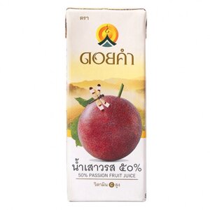 Сок Маракуйя 50%. 200 мл / Passion Fruit Juice 50%, 200 ml, Таиланд