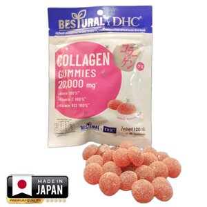 Жевательные коллагеновые витамины Bestural x DHC Collagen Gummies – 20 000 мг для кожи, волос и ногтей в Москве от компании Тайская косметика и товары из Таиланда - Melissa