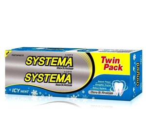 Тайская зубная паста Systema Icy Mint, 2 шт.  160 гр. Таиланд в Москве от компании Тайская косметика и товары из Таиланда - Melissa