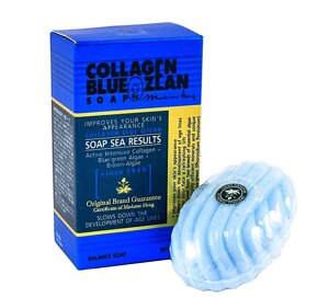 Мыло с Коллагеном из экстракта Морских Водорослей Madame Heng Collagen Blue Ozean Soap, 80 гр., Таиланд в Москве от компании Тайская косметика и товары из Таиланда - Melissa