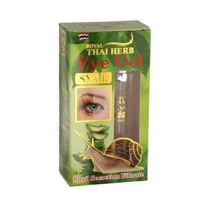 Гель для кожу вокруг глаз с экстрактом улитки Royal Thai Herb Eye Gel Snail, 15 мл., Таиланд