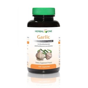 Капсулы общеукрепляющего действия с экстрактом Чеснока Garlic Extract Capsule Herbal One, Таиланд в Москве от компании Тайская косметика и товары из Таиланда - Melissa