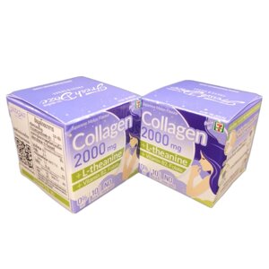 Витаминный напиток в крышках Fresh Doze Caps Collagen 2000 mg + L-Theanine Таиланд
