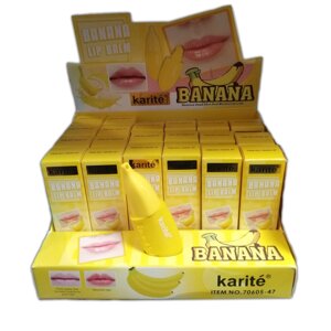 Бальзам для губ увлажняющий Karite Banana Lip Balm Moisturize Lips, 9 мл.