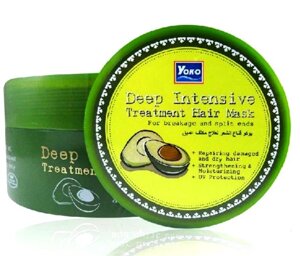 Маска с маслом Авокадо для ломких, сухих, окрашенных волос Yoko Deep Intensive Hair Mask, 250 мл., Таиланд