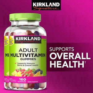 Мультивитаминный комплекс для взрослых Kirkland Signature Adult Multivitamin, 160 таблеток США