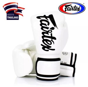 Боксерские перчатки Fairtex Boxing Gloves BGV14, Таиланд 10 oz White