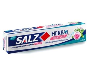 Тайская зубная паста для чувствительных зубов Lion Salz Herbal Pink Salt Hypertonic Salt, 90 гр. Таиланд