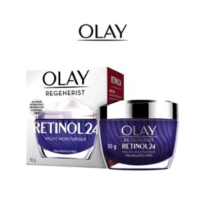Антивозрастной крем для лица c ретинолом Olay Regenerist Retinol Night Face Moisturizer Anti-Aging Cream, 50 гр.