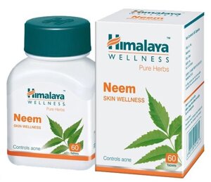 Капсулы "Ним" для очистки от паразитов Himalaya Neem Skin Wellness, 60 капсул, Индия в Москве от компании Тайская косметика и товары из Таиланда - Melissa