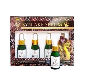 Сыворотка антивозрастная со змеиным пептидом Thai Kinaree Syn-Ake Serum, 4 X 15 мл. Таиланд