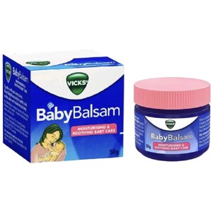 Детский бальзам Vicks Baby Balsam Comfort for Baby, 50 гр.