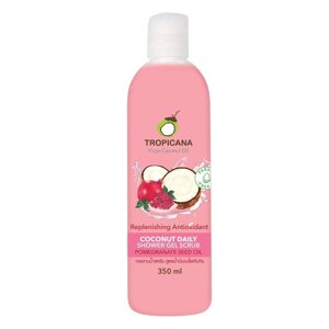 Гель-скраб для душа  с маслом косточек Граната / Coconut Daily Shover Gel Scrub Pomegranate Seed Oil, TROPICANA, 350 мл в Москве от компании Тайская косметика и товары из Таиланда - Melissa