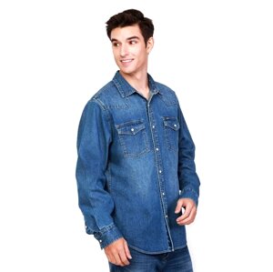 Рубашка джинсовая Lee Regular Fit +101, модель LE L2006001 (оригинал) L