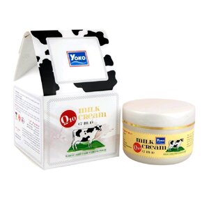 Крем антивозрастной молочный с Коэнзимом Q10 и Скваленом Yoko Milk Cream Q10, 50 мл., Таиланд