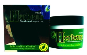 Маска для седых волос с красящим пигментом Mistine Herbena Treatment Gray-Hair Coat, Таиланд