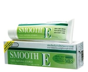 Лечебный крем Smooth-E для лица и тела с Центеллой, Алое и витамином E, 10 гр., Таиланд