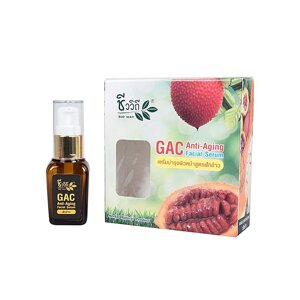 Сыворотка антивозрастная для лица с экстрактом плода Гак Bio Way Gac Anti-Aging Serum, Таиланд