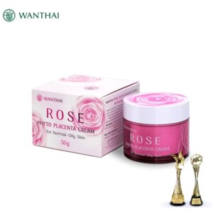 Крем с экстрактом фитоплаценты Wanthai Rose Phyto Placenta Cream For Normal-Oily Skin, 50 мл. Таиланд в Москве от компании Тайская косметика и товары из Таиланда - Melissa