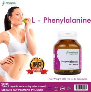 Л-Фенилаланин L-Phenylalanine Morikami Laboratories, 30 капсул Таиланд