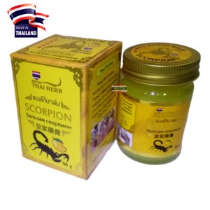 Тайский бальзам Скорпион Royal Thai Herb Scorpion Mango Balm, 50 гр. Таиланд в Москве от компании Тайская косметика и товары из Таиланда - Melissa