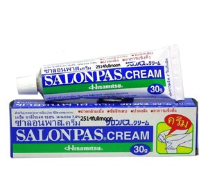 Крем для снятия воспалений и болей в суставах и мышцах Salonpas Cream, 30 мл.. Таиланд