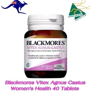 Таблетки обезболивающие при месячных, для нормализации цикла Blackmores Vitex Agnus Castus Women's Health 40 таблеток в Москве от компании Тайская косметика и товары из Таиланда - Melissa