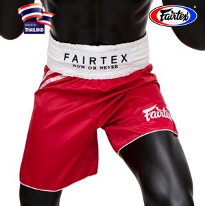 Боксерские шорты Fairtex Muay Thai Shorts BT2009, Таиланд S Red