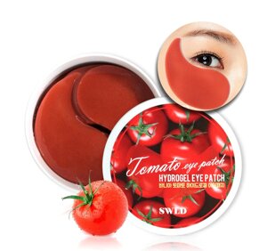Гидрогелевые патчи для глаз с экстрактом Томата SWLD Tomato Hydrogel Eye Patch, 60 шт. Таиланд