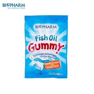 Конфеты жевательные детские с витаминами и минералами Biopharm Gummy, 60 гр. Таиланд Fish Oil