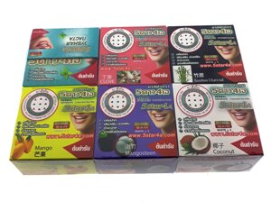 Зубная паста отбеливающая, концентрированная Herbal Toothpaste Concentrated 5Star4A в наборе 6X25 гр., Таиланд