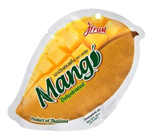 Манго дегидрированное, Jfruit Mango Dehydrated , 65 gr., Таиланд в Москве от компании Тайская косметика и товары из Таиланда - Melissa