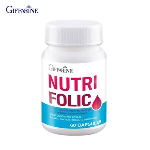 Фолиевая кислота для кроветворения Giffarine Nutri Folic Витамин С, Витамин В1, Витамин В6, Витамин В12. Таиланд