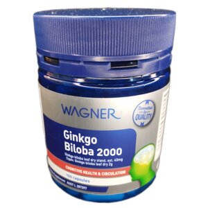 Гинкго Билоба Wagner Ginkgo Biloba 2000 – Улучшение памяти и кровообращения в Москве от компании Тайская косметика и товары из Таиланда - Melissa