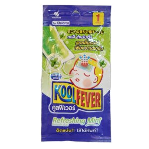 Охлаждающий пластырь для детей с ментолом KOOLFEVER Kobayashi – эффективное средство от жара и головной боли
