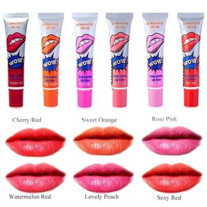 Тинт для губ Romantic Bear Long Lasting Lip Color WOW, 15 мл. (в ассортименте) Lovely Peach в Москве от компании Тайская косметика и товары из Таиланда - Melissa