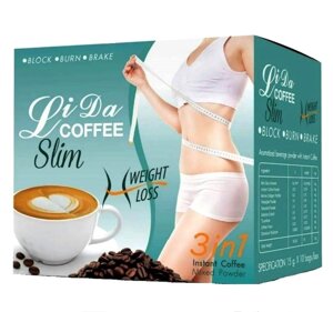 Кофе для похудения Coffee Slim Weight Loss 3 in 1, 10 пакетов 15 гр., Таиланд