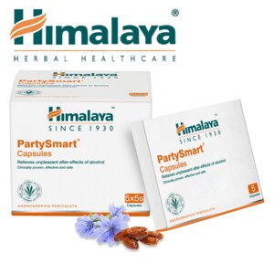 Средство от похмелья Пати Смарт / Party Smart Capsules Himalaya,  5 капсул. Индия в Москве от компании Тайская косметика и товары из Таиланда - Melissa