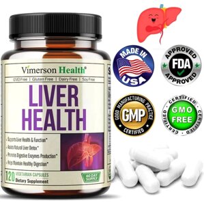 Добавка для поддержки здоровья и функции печени Liver Health Vimerson Health, США