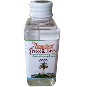 Кокосовое масло 100% холодного отжима Thai Pure Natural Coconut Oil 100%, 60 мл., Таиланд