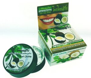 Зубная паста с экстрактом кокоса отбеливающая / Coconut Natural Herbs Toothpaste