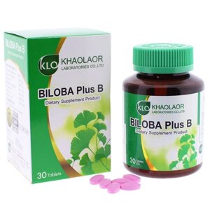Витаминный комплекс Гинкго Билоба + Витамины группы B Khaolaor Biloba Plus B, Таиланд