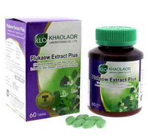 Капсулы от аллергии Khaolaor Plukaow Extract Plus, 60 капсул. Таиланд