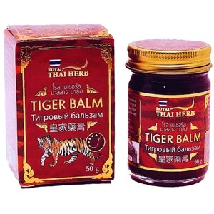 Тайский бальзам Тигровый Красный Royal Thai Herb Tiger Balm, 50 мл., Таиланд
