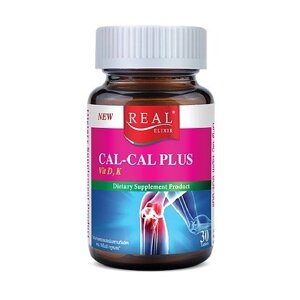 Комплекс витаминов для суставов и костей Real Elixir Cal-Cal Plus Vit D, K, 30 капсул. Таиланд