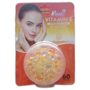 Витамин E для волос, лица и тела Moods Vitamin E Multi-Purpose Skincare Element Capsule