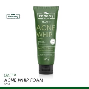 Пенка для проблемной кожи лица на основе масла чайного дерева Plantnery Tea Tree Acne Whip Foam 100 мл.