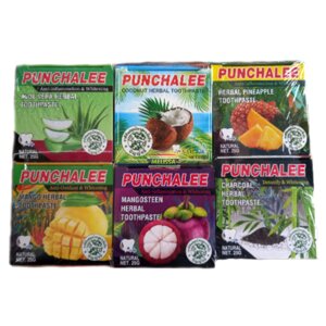 Тайская зубная паста Punchalee Herbal Toothpaste НАБОР ИЗ 6 ШТ.