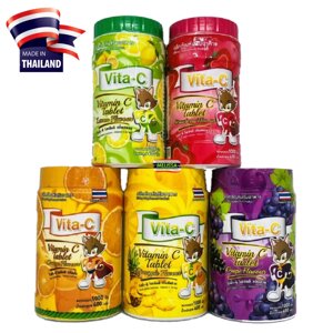 Аскорбиновая кислота витамин C Vita-C, 1000 таблеток. Таиланд